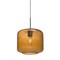 Besa Lighting Niles 10 Cord Pendant, Amber Bubble, Bronze, 1x60W Incandescent 1JT-NILES10AM-BR - alternate 1